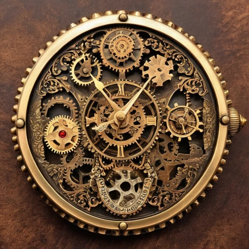 steampunk gears,mechanical watch,watchmaker,clockmaker,clockwork,steampunk,ornate pocket watch,gears,mechanical,timepiece,chronometer,pocket watch,chronograph,grandfather clock,vintage watch,vintage pocket watch,wall clock,longcase clock,clock face,open-face watch,Illustration,Realistic Fantasy,Realistic Fantasy 13