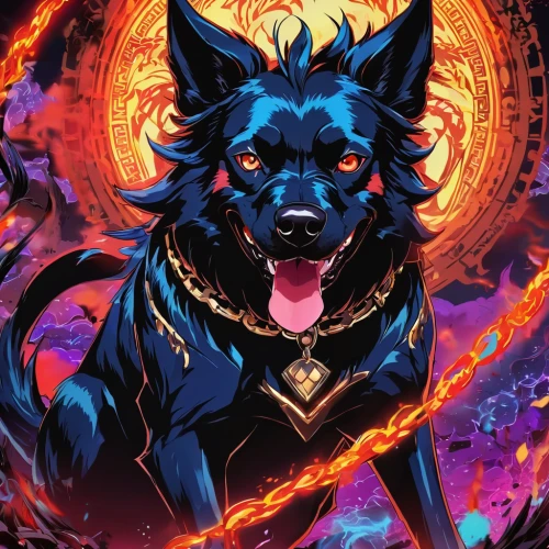 fire background,howl,constellation wolf,bandana background,diwali banner,black shepherd,kali,howling wolf,indigo,zodiac sign leo,would a background,wallpapers,scroll wallpaper,dusk background,akita,furta,art background,dog illustration,wolf,jackal,Illustration,Japanese style,Japanese Style 03