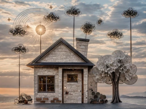 flying dandelions,dandelion hall,tree house,round house,bird nests,flying seeds,dandelion flying,dreamcatcher,bird house,bird home,little house,pigeon house,miniature house,dream catcher,fairy house,bee house,round hut,hanging houses,dandelions,pacifier tree,Architecture,General,European Traditional,Ligurian Gothic