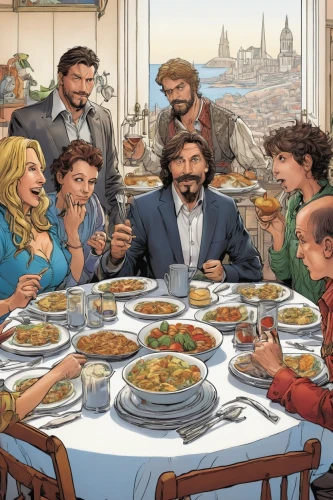 placemat,thanksgiving background,italians,family dinner,dinner party,last supper,sicilian cuisine,thanksgiving dinner,long table,thanksgiving,holiday table,christmas dinner,thanksgiving table,italian food,wedding soup,happy thanksgiving,italian style,food table,volpino italiano,pappa al pomodoro,Illustration,American Style,American Style 02