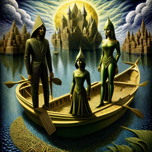 tour to the sirens,mystery book cover,sci fiction illustration,the people in the sea,heroic fantasy,film poster,fantasy picture,book cover,italian poster,fantasy art,the vessel,the order of the fields,a3 poster,the three magi,poster,cover,imperial shores,the statue of liberty,god of the sea,game illustration