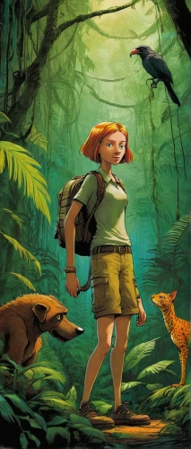 forest animals,woodland animals,monkey island,cartoon forest,forest animal,zookeeper,sci fiction illustration,forest walk,adventure game,children's background,pumuckl,wander,cartoon video game background,game illustration,forest fish,farmer in the woods,animal world,a collection of short stories for children,in the forest,the forest,Illustration,Paper based,Paper Based 18