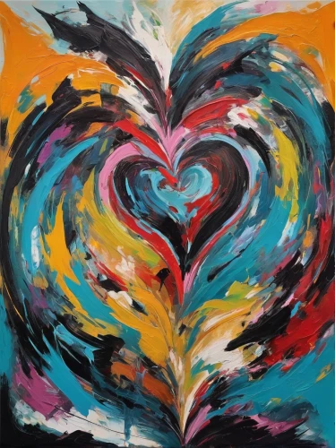 colorful heart,painted hearts,heart flourish,heart background,heart and flourishes,heart swirls,heart,the heart of,a heart,heart with hearts,winged heart,two hearts,neon valentine hearts,abstract painting,traffic light with heart,human heart,heart with crown,heart in hand,1 heart,hearts,Conceptual Art,Oil color,Oil Color 20