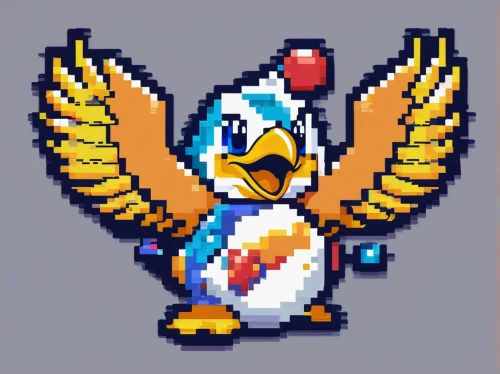 donald duck,pixel art,fairy penguin,duck bird,mandarin duck,perico,mandarin duck water bird,aztec gull,pixel,pixelgrafic,bird png,rock penguin,donald,stadium falcon,puffin,pororo the little penguin,duck,brahminy duck,dodo,retro frame,Unique,Pixel,Pixel 02