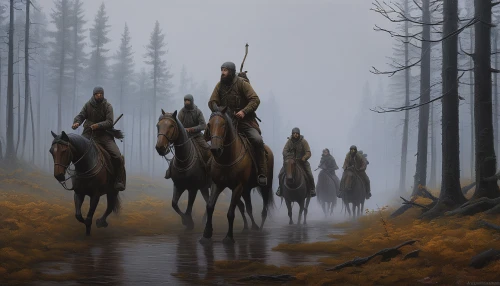 horse herd,pilgrims,horseman,man and horses,horsemen,nomads,horse riders,horse herder,western riding,hunting scene,guards of the canyon,horseback,carpathian,cavalry,horses,bronze horseman,cossacks,forest workers,migration,hunting dogs,Conceptual Art,Daily,Daily 30