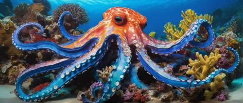 octopus,fun octopus,cephalopod,aquarium decor,cephalopods,under sea,octopus tentacles,sea animal,giant pacific octopus,kraken,calamari,under the sea,marine animal,pink octopus,sealife,coral guardian,ozeaneum,god of the sea,otaru aquarium,giant squid,Unique,3D,Modern Sculpture