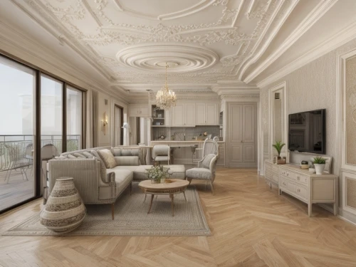 luxury home interior,penthouse apartment,ornate room,luxury property,3d rendering,interior design,interior decoration,great room,stucco ceiling,parquet,living room,venice italy gritti palace,livingroom,luxury real estate,paris balcony,ceramic floor tile,marble palace,neoclassical,hardwood floors,danish room,Interior Design,Living room,Tradition,American Colonial