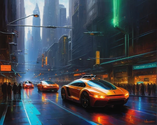 porsche,porsche 911,futuristic landscape,sci fiction illustration,city car,city scape,cyberpunk,cityscape,city lights,porsche targa,new york streets,world digital painting,ruf ctr3,porsche cayman,evening traffic,automotive lighting,porsche 718,porsche gt3,citylights,evening city,Illustration,Realistic Fantasy,Realistic Fantasy 32