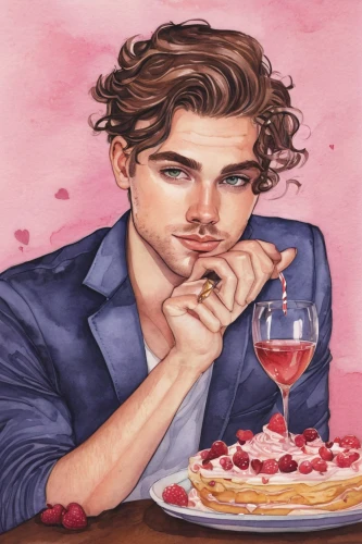 rose wine,french valentine,thirteen desserts,rose png,robert harbeck,liege waffle,johnnycake,watercolor wine,pink wine,valentine day's pin up,a glass of wine,romantic portrait,strawberry tart,prosciutto,waffles,food and wine,valentin,saint valentine's day,cooking book cover,watercolor cafe,Illustration,Abstract Fantasy,Abstract Fantasy 11