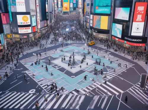 shibuya crossing,time square,times square,crosswalk,intersection,pedestrian crossing,new york streets,3d rendering,pedestrian zone,render,shibuya,new york,cinema 4d,concept art,digital compositing,pedestrian lights,virtual landscape,paved square,shinjuku,geometric ai file,Art,Artistic Painting,Artistic Painting 28