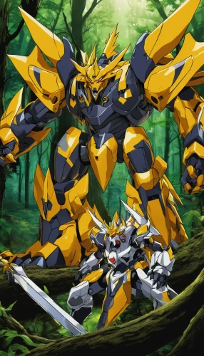 cynosbatos,iron blooded orphans,evangelion evolution unit-02y,evangelion mech unit 02,defense,bumblebee,eva unit-08,gundam,mg j-type,destroy,cleanup,heavy object,sylva striker,transformers,evangelion unit-02,forest king lion,sky hawk claw,butomus,mecha,knight star,Illustration,Japanese style,Japanese Style 13