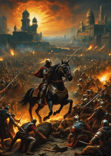 constantinople,rome 2,heroic fantasy,carpathian,cossacks,crusader,massively multiplayer online role-playing game,historical battle,hispania rome,buzkashi,wall,conquest,the war,battle,game illustration,prejmer,bactrian,cavalry,yuvarlak,arad,Art,Classical Oil Painting,Classical Oil Painting 16