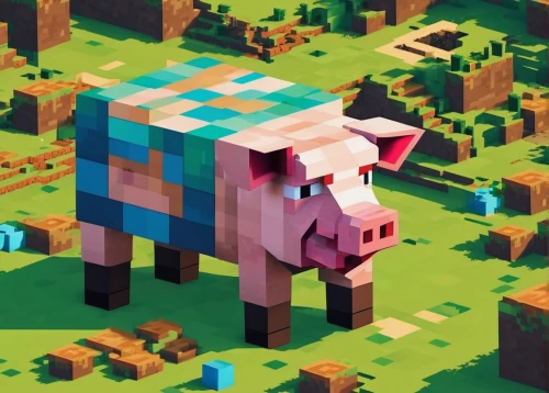 kawaii pig,mini pig,piggybank,pig,lucky pig,wool pig,suckling pig,piggy,low poly,low-poly,pixel cube,wild boar,isometric,tileable patchwork,facebook pixel,farm animal,piggy bank,boar,hog,pot-bellied pig,Unique,Pixel,Pixel 03