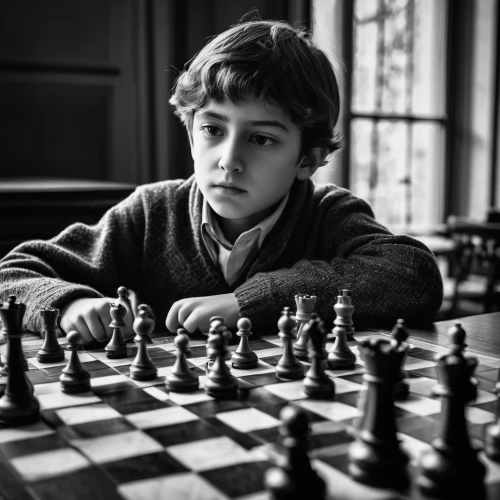 chess player,chess,chess game,child playing,play chess,chess men,chessboards,chess icons,chess board,chessboard,english draughts,concentration,chess pieces,child portrait,chess cube,next generation,montessori,pawn,chess piece,vertical chess,Photography,Black and white photography,Black and White Photography 15