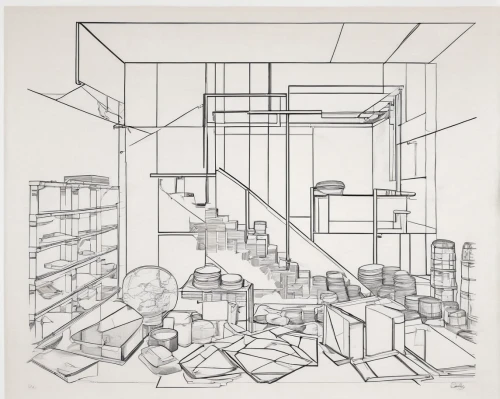 frame drawing,shelves,shelving,line drawing,pantry,sheet drawing,shelf,empty shelf,house drawing,kitchen shop,mono-line line art,the shelf,boxes,storage,clutter,bookshelves,warehouse,pencils,store fronts,inventory,Art,Artistic Painting,Artistic Painting 44