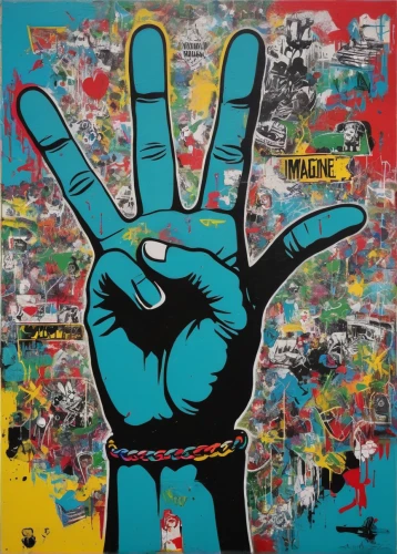 cool pop art,handshake icon,peace symbols,the hand of the boxer,modern pop art,raised hands,graffiti art,hands up,praying hands,pop art style,pop art,hand sign,streetart,hand gesture,peace,the gesture of the middle finger,effect pop art,human rights day,hand-painted,cd cover,Conceptual Art,Graffiti Art,Graffiti Art 01