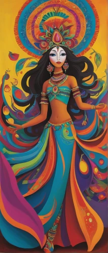 indian art,rangoli,peruvian women,radha,dusshera,ethnic dancer,khokhloma painting,pachamama,the festival of colors,belly dance,indigenous painting,yogananda,krishna,la catrina,moana,sari,indian woman,belly painting,jaya,diwali festival,Art,Artistic Painting,Artistic Painting 33