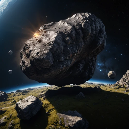 asteroid,terraforming,asteroids,earth rise,meteorite,meteor,megalith,alien world,old earth,orbiting,meteorite impact,flying object,alien planet,lava dome,megaliths,exoplanet,sky space concept,celestial object,megalithic,planet eart,Photography,General,Natural