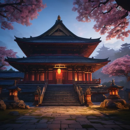 japanese sakura background,japanese shrine,sakura background,tsukemono,asian architecture,japanese architecture,chinese temple,rokuon-ji,kyoto,shinto shrine,buddhist temple,hall of supreme harmony,shinto,japanese background,shrine,kiyomizu,the golden pavilion,temple fade,japanese art,sakura blossom,Photography,General,Fantasy