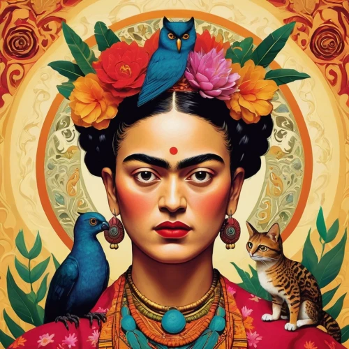 frida,dharma,pachamama,orientalism,balinese,oriental painting,bodhisattva,chinese art,asia,garuda,tibetan,oriental princess,yogananda,chinese icons,mantra om,bali,oriental girl,asian vision,geisha,shakyamuni,Art,Artistic Painting,Artistic Painting 31