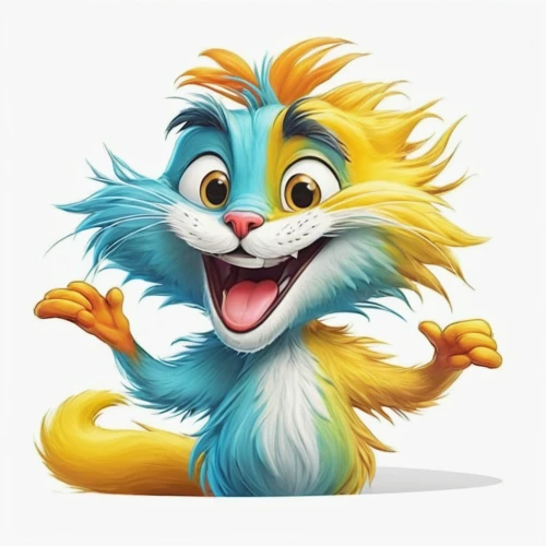 cute cartoon character,mascot,mozilla,bengalenuhu,knuffig,cartoon cat,a tiger,the mascot,disney character,sylvester,maincoon,furry,furta,skeezy lion,lemur,tamarin,felidae,tigerle,forest king lion,indian spitz,Illustration,Paper based,Paper Based 11
