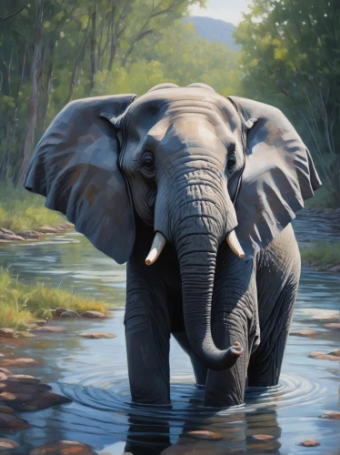 african elephant,elephant,african bush elephant,asian elephant,african elephants,pachyderm,elephants,elephantine,blue elephant,oil painting on canvas,indian elephant,elephant ride,oil painting,elephant's child,water hole,watering hole,circus elephant,cartoon elephants,girl elephant,elephant tusks,Conceptual Art,Oil color,Oil Color 05