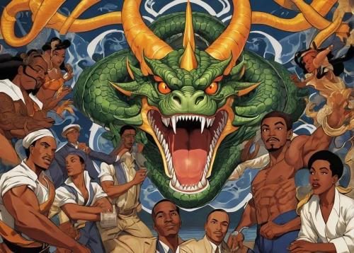 dragon of earth,capoeira,drago milenario,cover,golden dragon,wyrm,dragonball,marine corps martial arts program,book cover,heroic fantasy,dragon ball,biblical narrative characters,massively multiplayer online role-playing game,draconic,dragon boat,buddhist hell,game illustration,reptilians,brazil carnival,dragon fire,Illustration,Realistic Fantasy,Realistic Fantasy 21