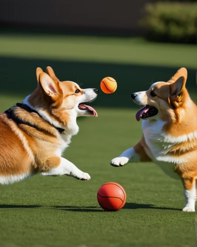 dog sports,corgis,the pembroke welsh corgi,playing dogs,animal sports,pembroke welsh corgi,dog training,dog school,ball play,corgi,disc dog,two running dogs,playing sports,dog playing,dog race,indoor games and sports,color dogs,bocce,stick and ball sports,frisbee games,Illustration,Black and White,Black and White 26