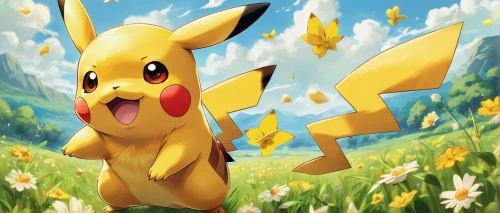 spring background,springtime background,pikachu,easter background,flower background,pika,yellow grass,flying dandelions,forsythia,pokemon,pixaba,dandelion background,grass blossom,daffodil field,spring leaf background,dandelion field,april fools day background,picking flowers,in the tall grass,dandelions,Conceptual Art,Fantasy,Fantasy 31