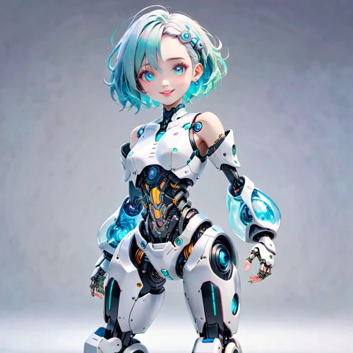 minibot,ai,hatsune miku,vector girl,3d figure,ixia,mechanical,robot,chat bot,mecha,android,cyborg,nova,robotics,game figure,robotic,humanoid,bot,aqua,miku,Anime,Anime,General
