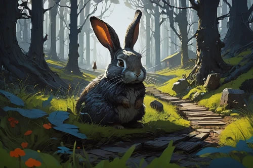 hare trail,gray hare,hare,wood rabbit,rabbits and hares,rabbit,wild hare,leveret,cottontail,hare field,hares,rabbits,mountain cottontail,jack rabbit,european rabbit,jackrabbit,wild rabbit,forest animal,hare of patagonia,bunny,Conceptual Art,Sci-Fi,Sci-Fi 01