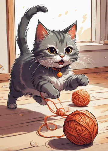 game illustration,cats playing,tea party cat,cat vector,cat toy,domestic cat,meowing,capricorn kitz,knead,cute cat,drawing cat,cat food,playing with ball,marmalade,cartoon cat,oktoberfest cats,cat cartoon,little cat,domestic short-haired cat,whisk,Conceptual Art,Fantasy,Fantasy 08