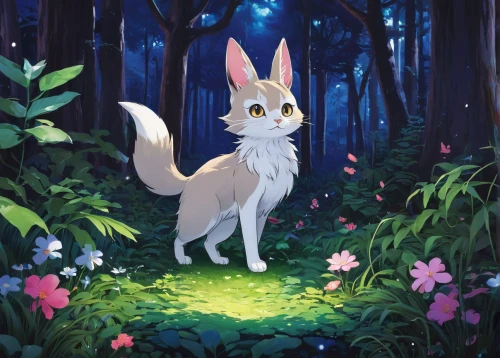 forest animal,garden-fox tail,fennec,in the forest,forest background,dog illustration,european wolf,studio ghibli,springtime background,howl,hare trail,fairy forest,kitsune,child fox,little fox,akita,forest flower,laika,coyote,a fox,Photography,Fashion Photography,Fashion Photography 13