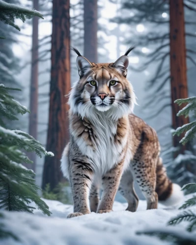 lynx,wild cat,mountain lion,bobcat,great puma,lynx baby,siberian cat,snowshoe,forest animal,siberian tiger,norwegian forest cat,siberian,winter animals,cougar,big cat,wild life,amurtiger,wild animal,wildcat,snow leopard,Photography,Artistic Photography,Artistic Photography 12