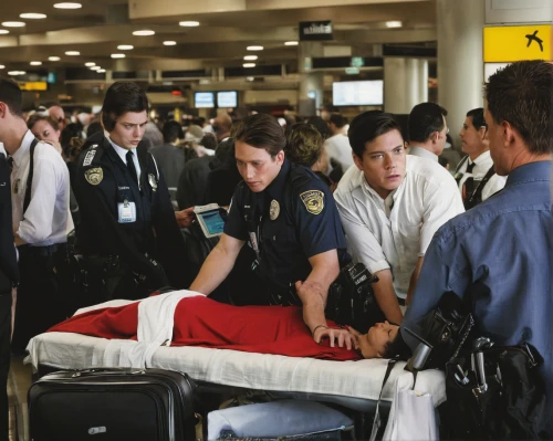 emergency medicine,dulles,travel insurance,airline travel,jetblue,airport,airplane crash,china southern airlines,air travel,regional customs,planking,southwest airlines,carry-on bag,to prepare for its flight,flight attendant,baggage hall,the girl is lying on the floor,international red cross,travel pillow,terrorist attacks,Illustration,American Style,American Style 08