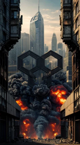 apocalyptic,doomsday,apocalypse,post-apocalypse,dystopian,destroyed city,dystopia,armageddon,photo manipulation,post-apocalyptic landscape,insurgent,city in flames,post apocalyptic,photomanipulation,digital compositing,divergent,end of the world,photoshop manipulation,the end of the world,collapse,Realistic,Movie,Warzone