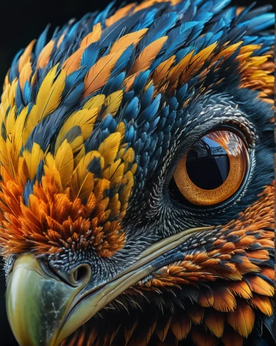 blue and gold macaw,peacock eye,bird painting,blue parrot,portrait of a rock kestrel,blue macaw,mandarin duck portrait,blue and yellow macaw,macaws blue gold,beautiful macaw,color feathers,hyacinth macaw,gryphon,feathers bird,beak feathers,ornamental bird,pheasant's-eye,macaw,peacock,bird of prey,Photography,General,Natural