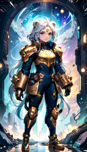 show off aurora,lux,nova,aquanaut,yang,paladin,tiber riven,meteora,dark blue and gold,neottia nidus-avis,aurora,gold wall,mary-gold,goddess of justice,celesta,minerva,venera,astronomer,fantasia,gold foil 2020,Anime,Anime,General