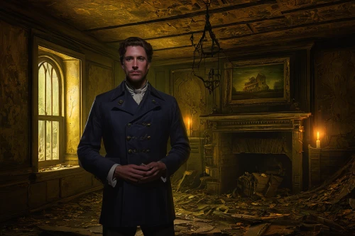frock coat,overcoat,clockmaker,governor,digital compositing,the doctor,watchmaker,holmes,trench coat,nicholas boots,robert harbeck,photo manipulation,jack rose,play escape game live and win,bellboy,austin cambridge,wekerle battery,investigator,physician,the victorian era,Illustration,Realistic Fantasy,Realistic Fantasy 22
