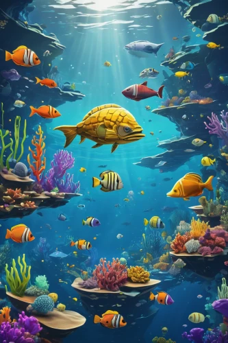 underwater background,underwater landscape,aquatic animals,sea life underwater,coral reef fish,marine tank,aquarium decor,sea animals,aquarium,underwater world,ocean underwater,underwater fish,aquatic life,school of fish,coral reef,sea-life,aquarium fish,marine fish,aquarium inhabitants,marine diversity,Illustration,Paper based,Paper Based 03