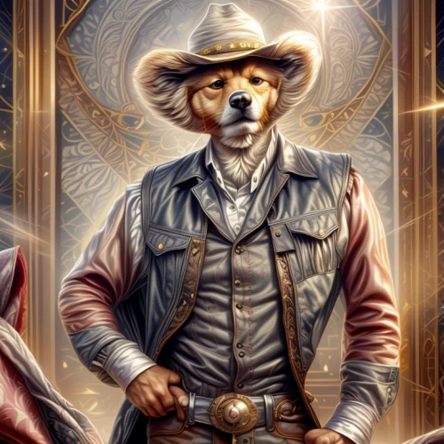 sheriff,beagador,cowboy,cowboy bone,bohemian shepherd,wild west,gunfighter,cowboys,western,drover,stetson,pilgrim,ranger,game illustration,dogecoin,stagecoach,gambler,cowboy beans,american frontier,charreada