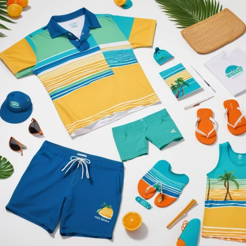 summer items,gifts under the tee,summer flat lay,teal and orange,sports uniform,polo shirts,sports gear,cycle polo,summer clothing,baby & toddler clothing,golfer,bicycle clothing,golf equipment,surfing equipment,sportswear,bicycle jersey,benetton,polo shirt,color combinations,nautical colors,Illustration,Children,Children 05