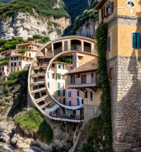 positano,amalfi,manarola,cinque terre,amalfi coast,popeye village,italy,liguria,tigers nest,buildings italy,hanging houses,portofino,calabria,italy liguria,winding steps,italia,tropea,campania,sorrento,foroglio,Realistic,Landscapes,Mediterranean