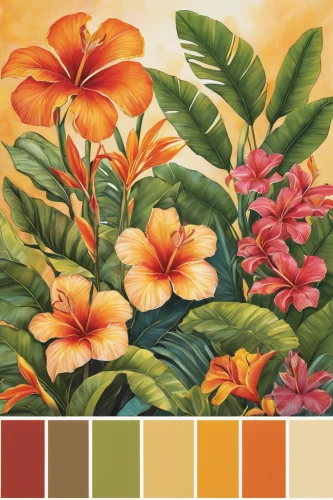 colored pencil background,tropical floral background,flower painting,tropical flowers,tropical bloom,watercolor background,foliage coloring,flowers png,orange floral paper,watercolor pencils,color pencil,color pencils,colour pencils,frangipani,exotic plants,floral composition,harmony of color,watercolor flowers,watercolor floral background,ornamental plants,Conceptual Art,Daily,Daily 28