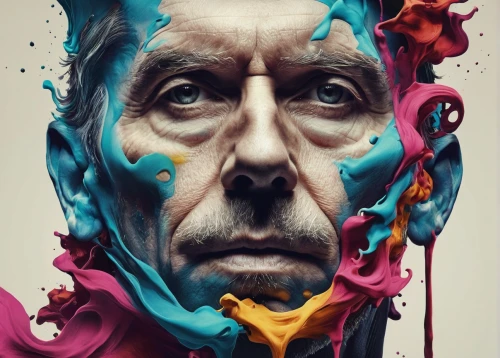 psychedelic art,king lear,conceptual photography,elderly man,artist color,photoshop manipulation,photoshop school,artistic portrait,keith richards,man portraits,bodypainting,photo manipulation,analyze,italian painter,pensioner,older person,old age,adobe photoshop,smoking man,illustrator,Photography,Artistic Photography,Artistic Photography 05