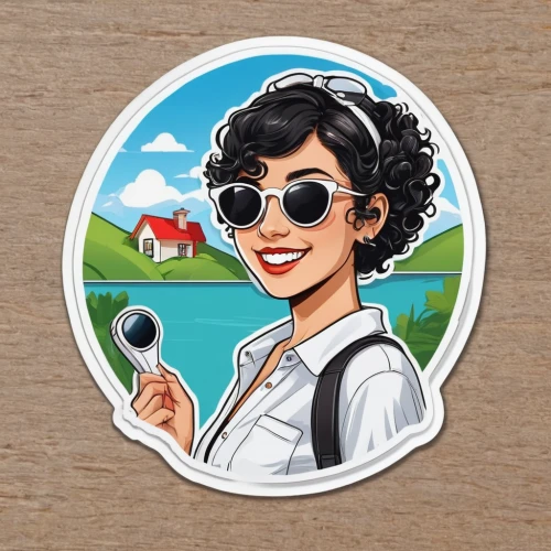 flat blogger icon,airbnb icon,vector illustration,blogger icon,retro girl,rockabella,retro 1950's clip art,cartoon doctor,linkedin icon,retro woman,biologist,kerala,vector girl,clipart sticker,vector graphic,girl with speech bubble,vector art,pubg mascot,virginia,female doctor,Unique,Design,Sticker