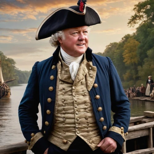 east indiaman,george washington,patriot,thames trader,official portrait,jefferson,thomas jefferson,mayflower,admiral von tromp,governor,robert duncanson,frock coat,founding,portrait background,naval officer,hamilton,christopher columbus,thomas heather wick,chief cook,robert harbeck,Photography,General,Natural