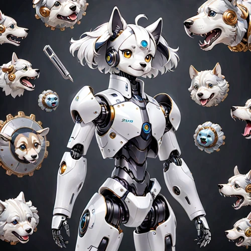 armored animal,canine,posavac hound,bolt-004,chat bot,mecha,piebald,canines,pet,kotobukiya,canidae,pet rudel,furta,revoltech,sidonia,anime 3d,alloy,constellation wolf,humanoid,toy dog,Anime,Anime,General