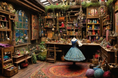 the little girl's room,doll house,dolls houses,apothecary,doll kitchen,sewing room,dollhouse accessory,dollhouse,children's bedroom,children's room,children's interior,doll's house,garden shed,pantry,china cabinet,gift shop,kids room,workroom,dandelion hall,christmas room,Art,Artistic Painting,Artistic Painting 04