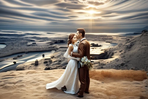 loving couple sunrise,wedding photography,wedding photo,wedding photographer,wedding couple,girl on the dune,pre-wedding photo shoot,newlyweds,just married,romantic portrait,romantic scene,the dead sea,admer dune,bride and groom,white sands dunes,sand dune,sand dunes,dead sea,passion photography,the sand dunes